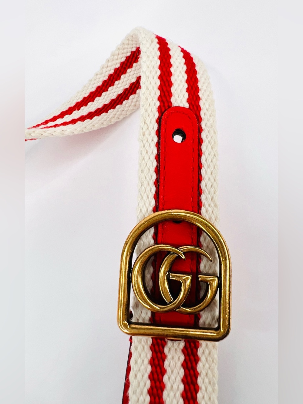 Gucci Double G Hirat Nautical Boating Braided Cotton Logo Belt 90 cm / 36 in - Picture 4 of 7